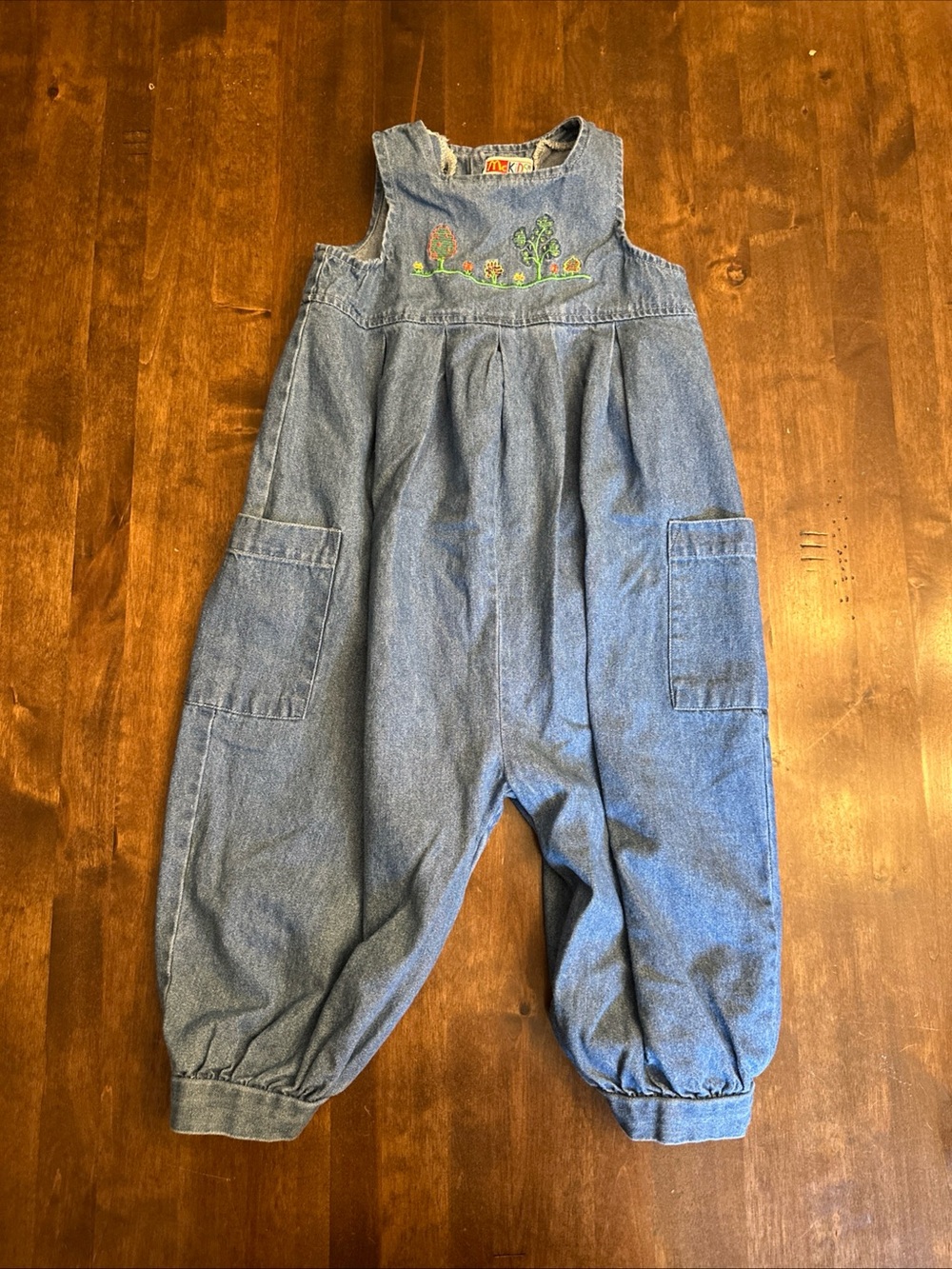 Vintage Mcdonalds McKids 90s Romper Jumper One Piece Button 24 Months